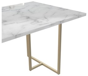 Étkezőasztal márvány dekorral 90x160 cm Astor – CosmoLiving by Cosmopolitan