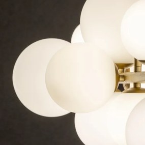 Brilagi - LED Csillár zsinóron MILLA 10xG9/3W/230V arany/fehér