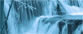 Kép - jeges vízesések (120x50 cm)