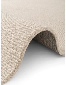 Világos natúr színű kézi szövésű gyapjú szőnyeg 120x180 cm Eleni Natural White – Hanse Home