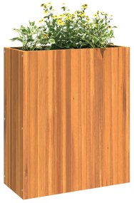 tömör akácfa kerti virágtartó 59x27,5x70 cm