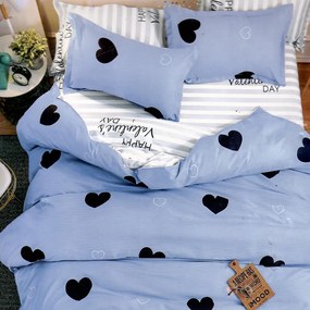 Ágynemű HEART 07 BLUE 140X200cm
