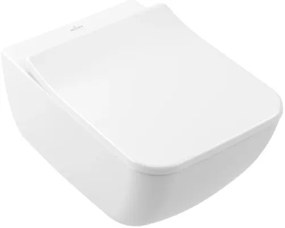 Wc soft close ülőkével felakasztható Villeroy & Boch Venticello fehér fényes felülettel hátsó kifolyással 4611RSR1
