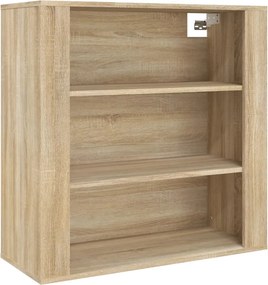 vidaXL sonoma tölgy színű szerelt fa faliszekrény 80x33x80 cm