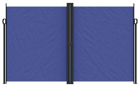 kék behúzható oldalsó napellenző 200 x 1000 cm