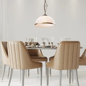 Brilagi - LED Csillár rúdon ANTICO 1xE27/60W/230V bronz patina