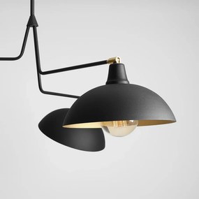 ALDEX 1036E_1 ESPACE Mennyezeti Csillár Fekete E27 IP20