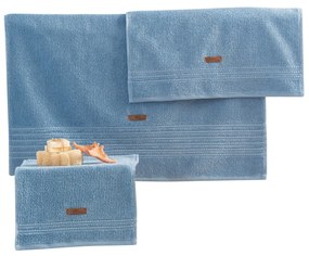 Törölköző Szett (3 db) Wellness - kék