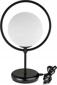 Éjjeli Lámpa Irodai Asztali Lámpa Loft Kör Üveg Lámpabúra Led Gömb E27