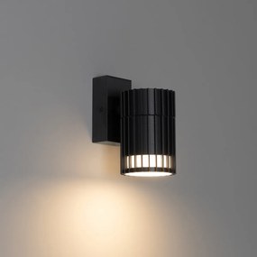 Design kültéri fali lámpa fekete IP44 - Boris
