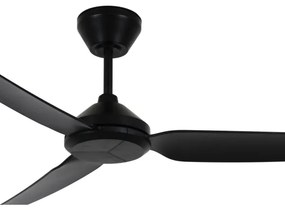 Lucci air 21616349 - Mennyezeti ventilátor POLIS IP55 fekete + távirányítás