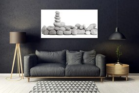 Üvegkép falra kövek Art 125x50 cm