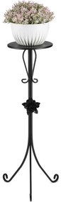 Virágállvány 95x39 cm fekete