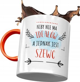 Narancssárga Bögre Cipésznek Nincs Ideál Nyomtatott Fotóval