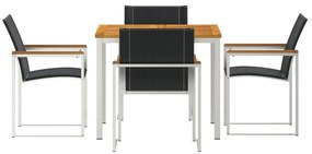 Kertiétkezőkészlet 5 pcs Tömör Teakfa