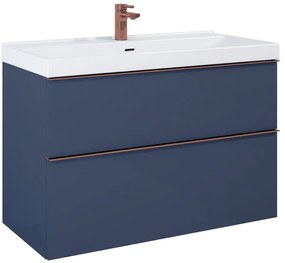 Elita Look szekrény 100x44.9x63.5 cm Függesztett, mosdó alatti kék 168576