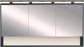 Luna 120 felső tükrös szekrény, antracit