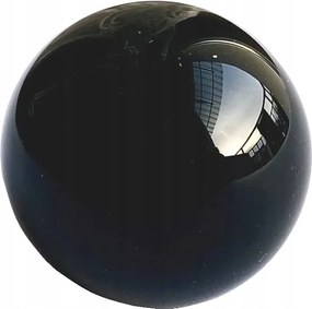 Fekete Üveg Dekorációs Gömb 3 CM K9, Feng Shui