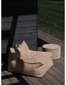 Világosbarna kordbársony gyerek babzsákfotel Chair – Wigiwama