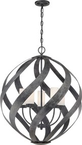Quintiesse BLACKSMITH QN-BLACKSMITH-5P-OBK Függőlámpa 5x40W/E14 IP44