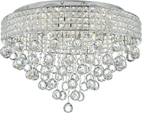 DAR LIGHTING MAT1350 MATRIX Kristály Mennyezeti Lámpa Csiszolt Króm G9 IP20