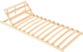 vidaXL 13 léces ágyrács állítható fejtámlával 80 x 200 cm