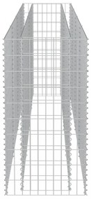 horganyzott acél gabion magaságyás 360 x 50 x 100 cm