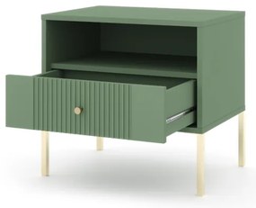 Éjjeliszekrény Zöld Színben. ISEO IS06