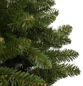 zöld csuklópántos műkarácsonyfa állvánnyal 270 cm