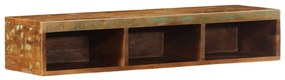 tömör újrahasznosított falra szerelhető TV-szekrény 100x30x19cm