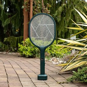 LED elektromos rovarcsapda 2 az 1-ben LCD-vel, 1200 mAh/5V, zöld