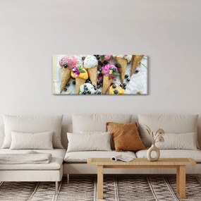 Fagylaltok képe (120x50 cm)