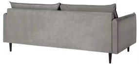 Szürke bársony kanapé 203 cm Juli – Ropez