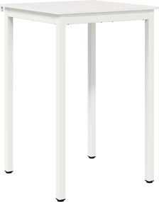 vidaXL Bárasztal Fehér 110 x 55 x 105 cm Tömör fenyőfa
