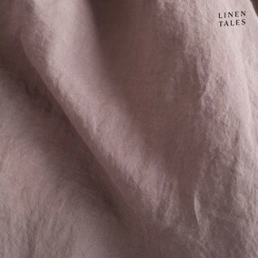 Rózsaszín egyszemélyes len ágyneműhuzat 135x200 cm – Linen Tales