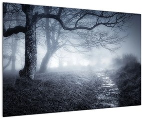 Kép - Út a ködben (90x60 cm)