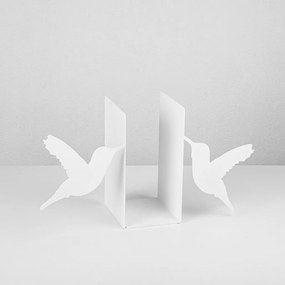 Kitap fém könyvtámasz, fehér, 42,5×14 cm