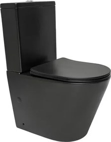 Kombinált WC SAT Infinitio fekete matt matt felülettel vario lefolyó SATINF031VPSNBKM