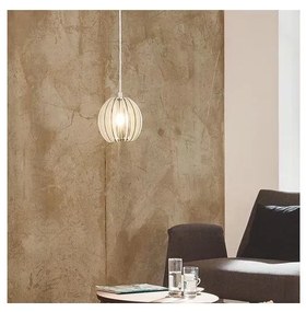 Eglo 63247 - Csillár zsinóron COSSANO PRO 1xE27/60W/230V átm. 30 cm fehér