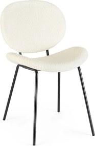 Fehér kárpitozott étkezőszék Maddie – Yes Everyday