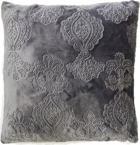 Puha bárányos párnahuzat, sötétszürke Design