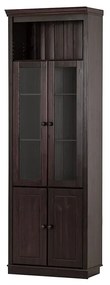 Barna borovi fenyő tálalószekrény 74x223 cm Anita – Støraa