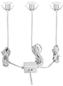 Eglo 97079 - LED Fürdőszobai beépíthető lámpa CHANGO 3xLED/1W/230V IP44