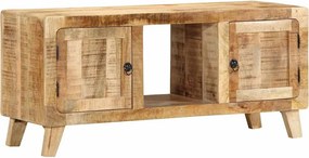 vidaXL tömör nyers mangófa TV-szekrény 105x46x32 cm