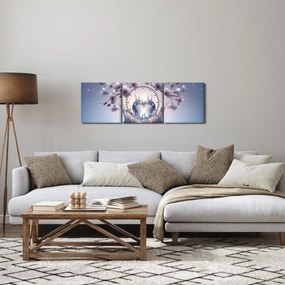 Kép - Gyémánt szív (órával) (90x30 cm)