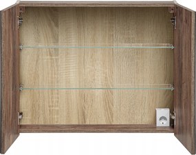 Szekrény tükörrel 80cm 2 ajtós