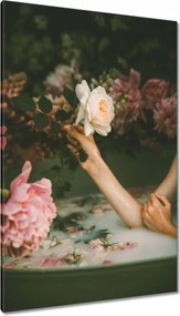 Vászonkép 80x120 Tejfürdő Csaj