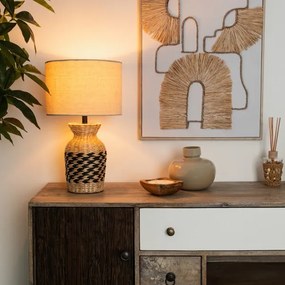 Atmosphera - Asztali lámpa MENA 1xE27/40W/230V vízi jácint