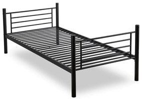 Emeletes Fém Ágykeret Fekete Színben. 90x200 cm RODEZ