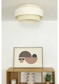 Mennyezeti lámpa BOHO 1xE27/60W/230V Ø 40 cm krémszínű/juta